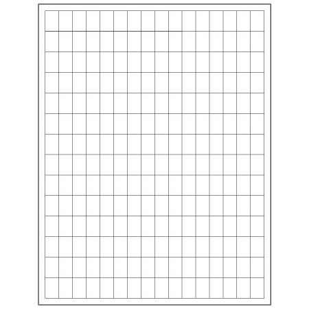 Bsc Preferred 1/2 x 3/4'' White Rectangle Laser Labels, 22400PK BUY00016397